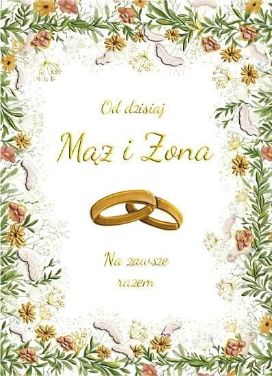Pudełko pamiątkowe Ślub Kwiaty Boho Henry
